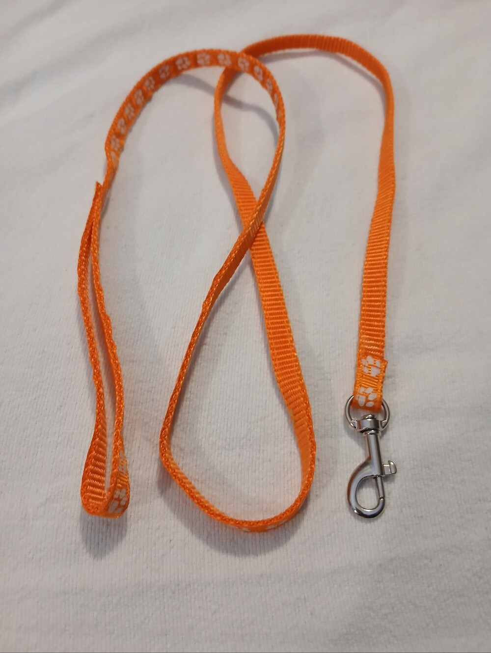 NWOT Orange Pet Leash - Durable Nylon Pet Lead. 46"